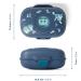 Fiambrera infantil Monbento Snack blue Wolf