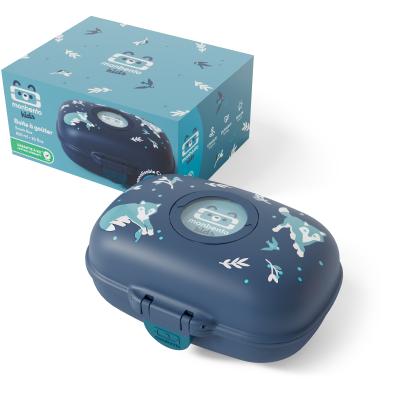 Fiambrera infantil Monbento Snack blue Wolf