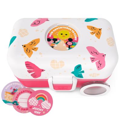 Carmanyola infantil Monbento Tresor pink Birds