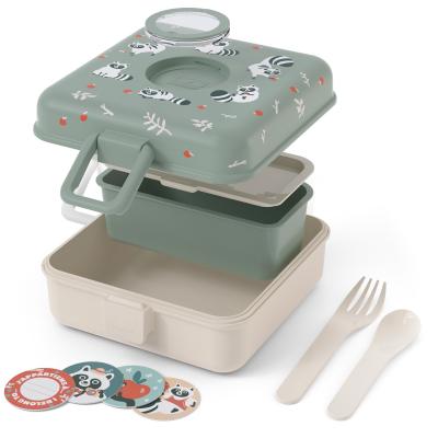 Fiambrera infantil Monbento Sandwich Racoon