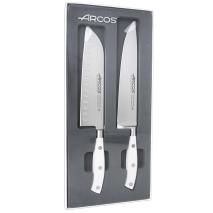Set 2 cuchillos Arcos Riviera blanco
