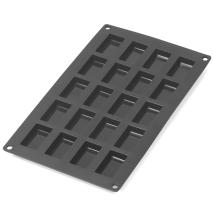 Molde mini financiero 20 cav x20 ml negro