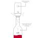 Bomba de buit elctrica Vacuvin USB + 2 taps