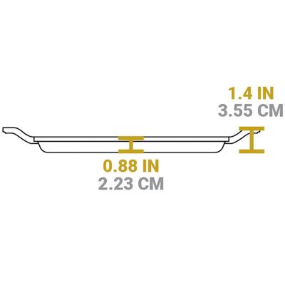 Planxa llisa perforada ferro Lodge Chef 28 cm