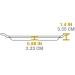 Planxa llisa perforada ferro Lodge Chef 28 cm