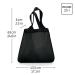 Bossa compra plegable shopper Leo nero