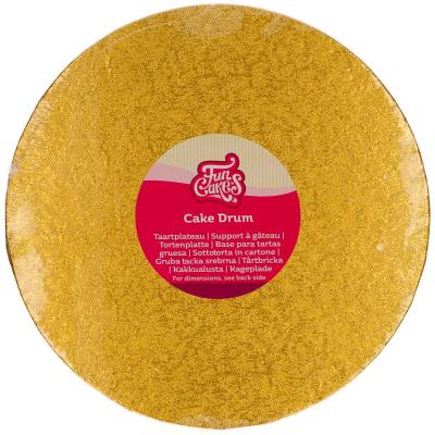 Base pastissos rodona 25 cm or