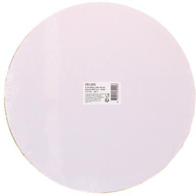 Base pastissos rodona 25 cm or