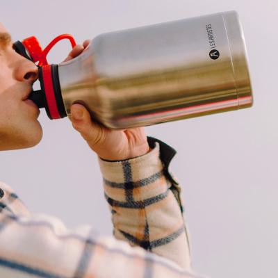 Ampolla t�rmica XL 2000 ml acer negre