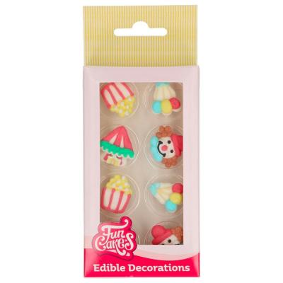 Set 8 decoracions de sucre Circ