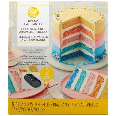 Set 5 motllos antiadherents Layer Cake 15 cm