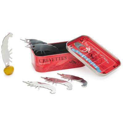 Set 6 forquilles aperitiu Gamba en llauna Set 6 forquilles aperitiu Gamba en llauna