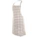 Davantal de cuina 100% cot Vichy taupe