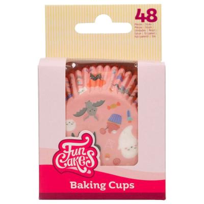 Paper cupcakes x48 Cute Halloween