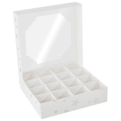 Set 5 caixes per 16 bombons Estrelles plata