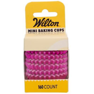 Paper mini cupcakes met�l.lic x160 rosa