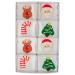 Set 8 decoracions de sucre Wilton Merry Christmas