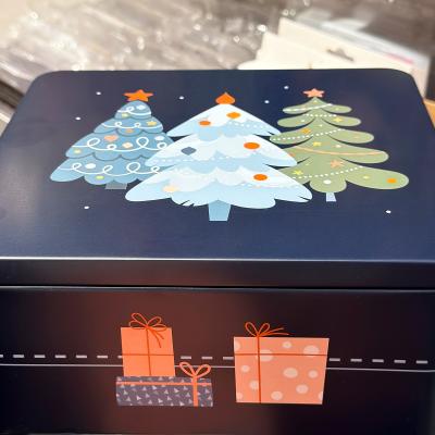 Capsa Christmas night metall XL