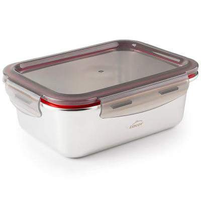 Tupper acero rectangular tapa pl�stico