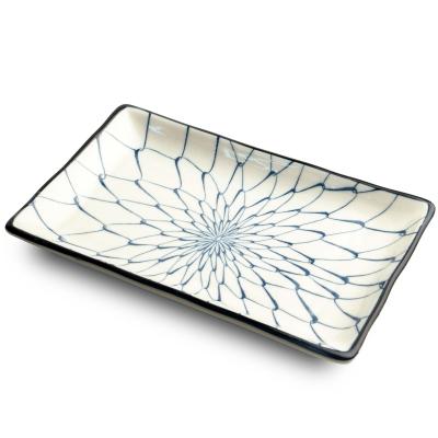 Safata sushi rectangular Xarxa pesca 21x13 cm