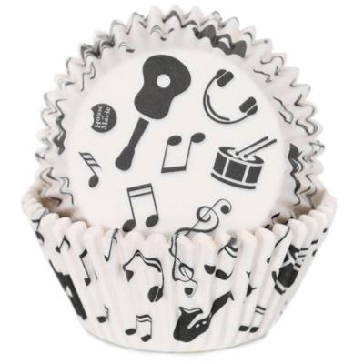 Paper cupcakes x48 Notes musicals