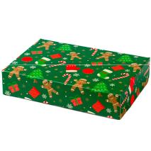 Caja para pasteles y dulces Navidad 23x16x5 Ginger