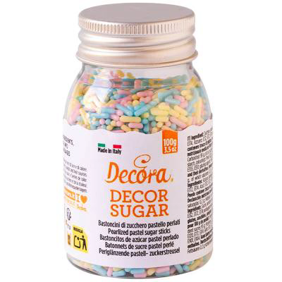 Sprinkles bastonets de sucre perlat 90 g colors