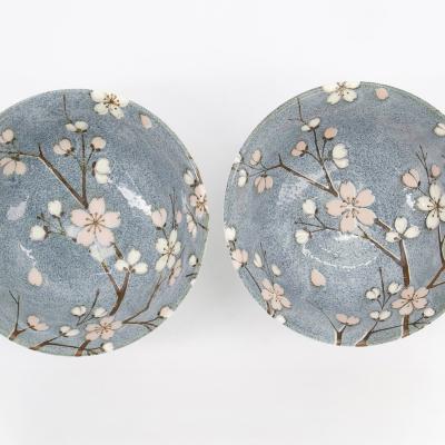 Set regal 2 bols Tayo Fujisakura Gray blue 15 cm