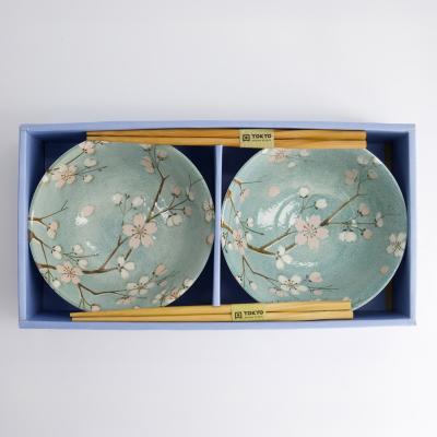 Set regal 2 bols Tayo Fujisakura Green 15 cm