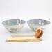Set regal 2 bols Ramen Fujisakura Gray blue 21 cm