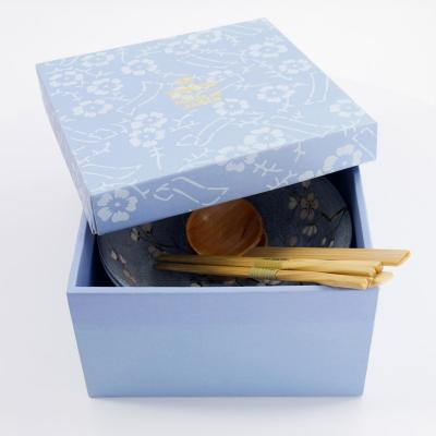 Set regal 2 bols Ramen Fujisakura Gray blue 21 cm