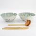 Set regal 2 bols Ramen Fujisakura Green 21 cm