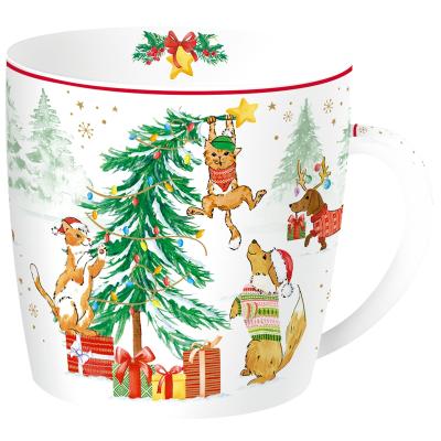 Tassa mug regal Dogs Christmas Tree 350 ml