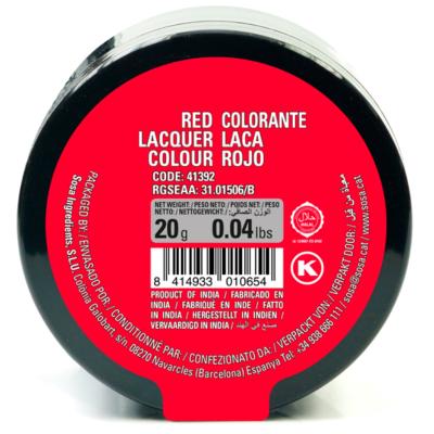Colorant laca liposoluble pols XP 20 g vermell