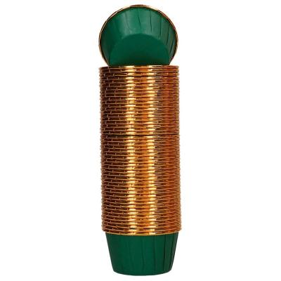 Paper cupcakes Wilton x50 verd fosc