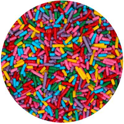 Sprinkles Jimmies Rainbow de Wilton 150 g