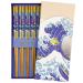 5 parells bastonets japonesos Hokusai