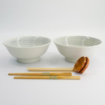 Set regal 2 bols Ramen ona Seikaiha 21 cm