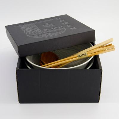 Set regal 2 bols Ramen ona Seikaiha 21 cm