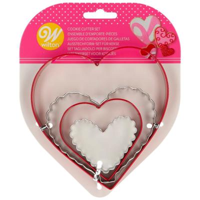 Set 4 talladors galetes Cor Wilton