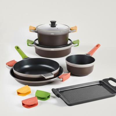 Olla antiadherent tapa vidre Revolut