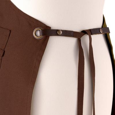 Davantal cinta pell Leo caf�