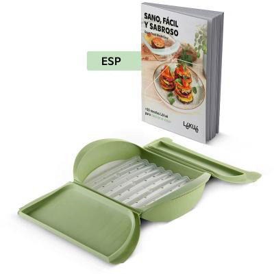 Estuche vapor silicona y libro recetas ES