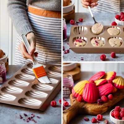 Motllo madeleines antiadherent x12 cavitats Gold