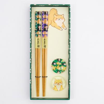 Set parell bastonets gos Shiba i suports recolzar