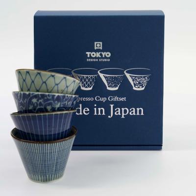 Set 4 tassa caf� Mashiko assortida 200 ml