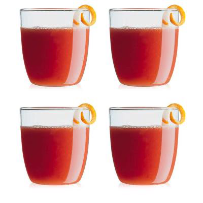 4x gots bodum Kvadrant Juice 200 ml