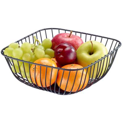Cistell fruiter quadrat met�l�lic