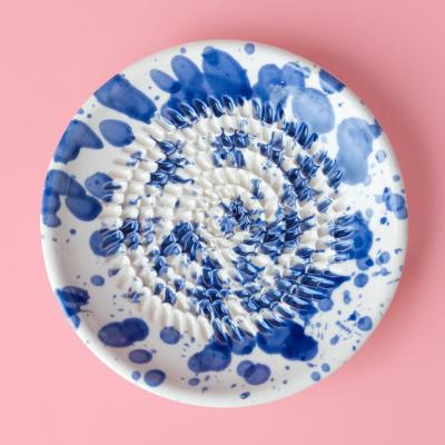 Plat ratllador Persia blau petit 12,5 cm