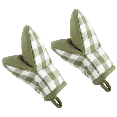 Set 2 agafadors de cuina 100% cot� Vicky VerdOliva